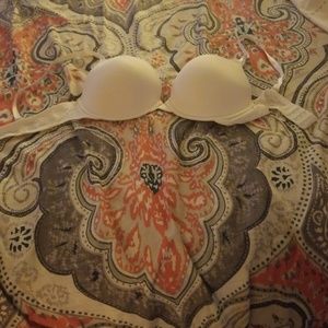 Target white bra worn once 36D
